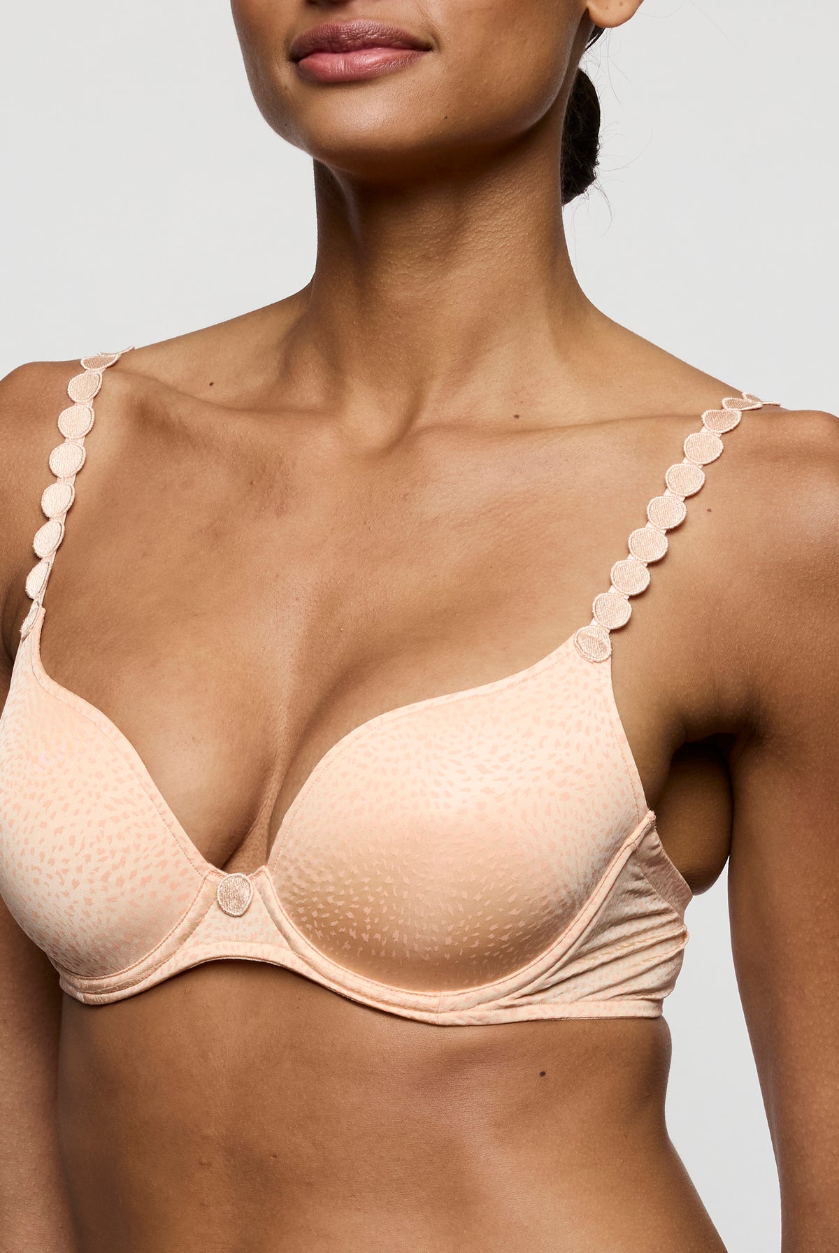 Marie Jo Tom Heart Shape Bra in Peach Whisper, alternate view