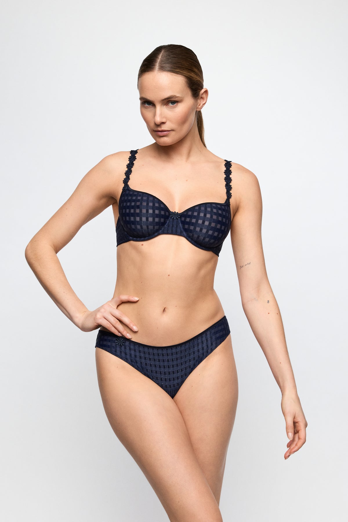 Marie Jo Avero Rio Bikini in Velvet Blue with matching bra