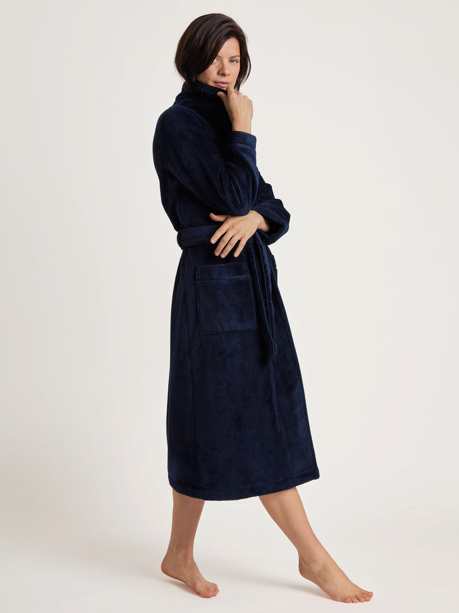 Cosy Shower Robe | Navy – Ladybird Lingerie