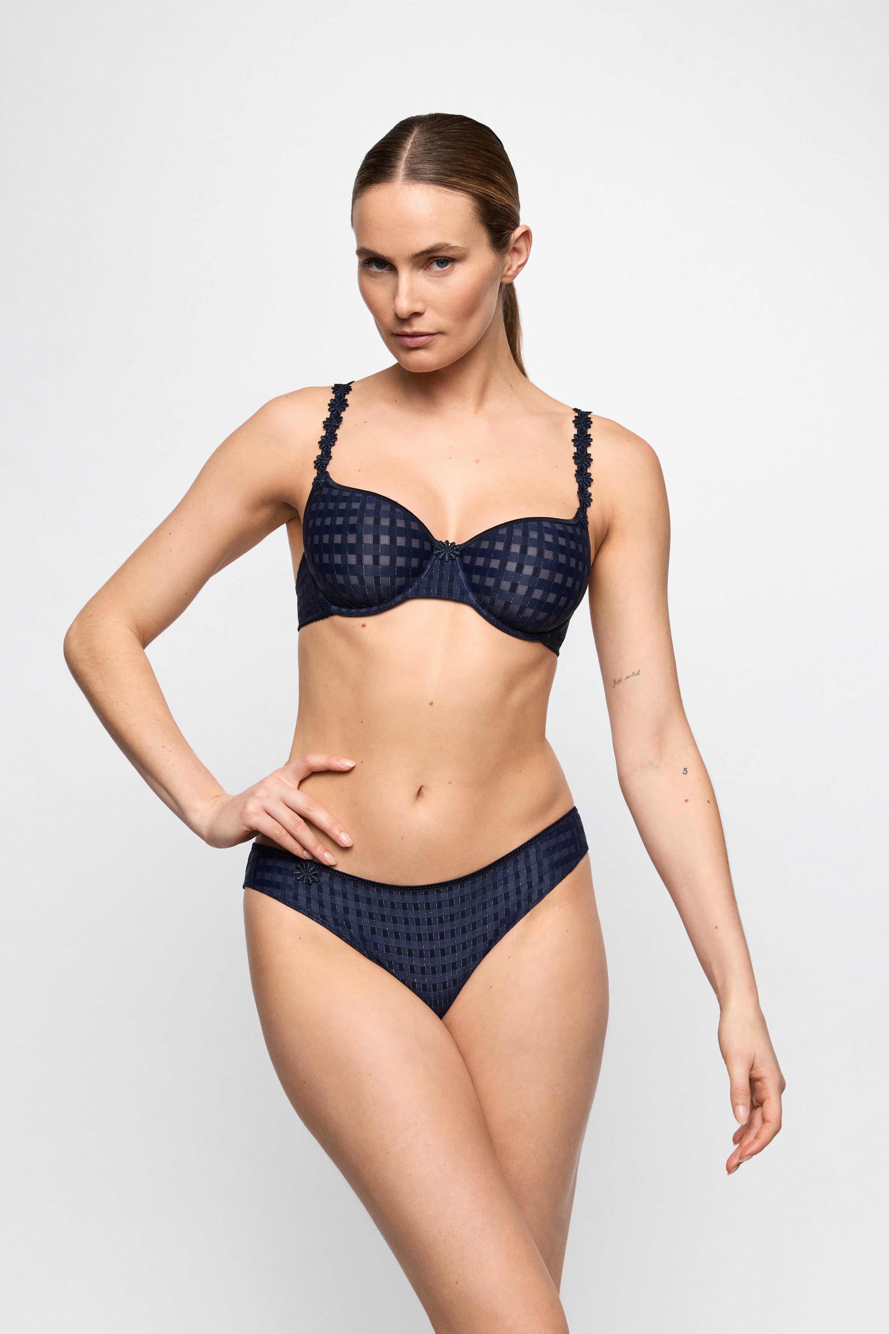 Marie Jo Avero Rio Bikini in Velvet Blue with matching bra