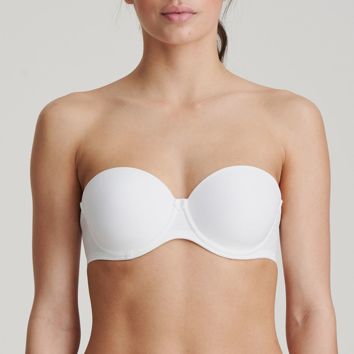 HANRO Padded Bandeau Bra in off white